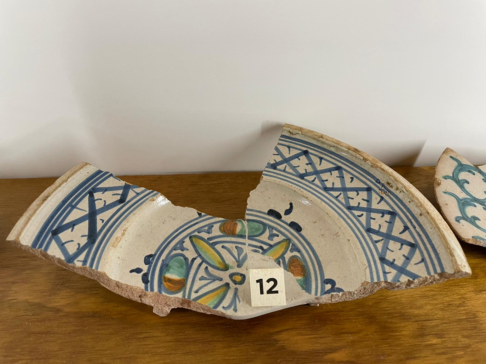 soggetto assente (piatto) - bottega derutese (prima metà sec. XVI)