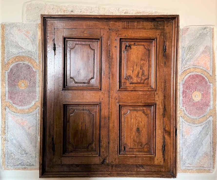 Decorazione a finto marmo (dipinto, opera isolata) - ambito umbro-laziale (metà/ metà secc. XVII-XVIII)