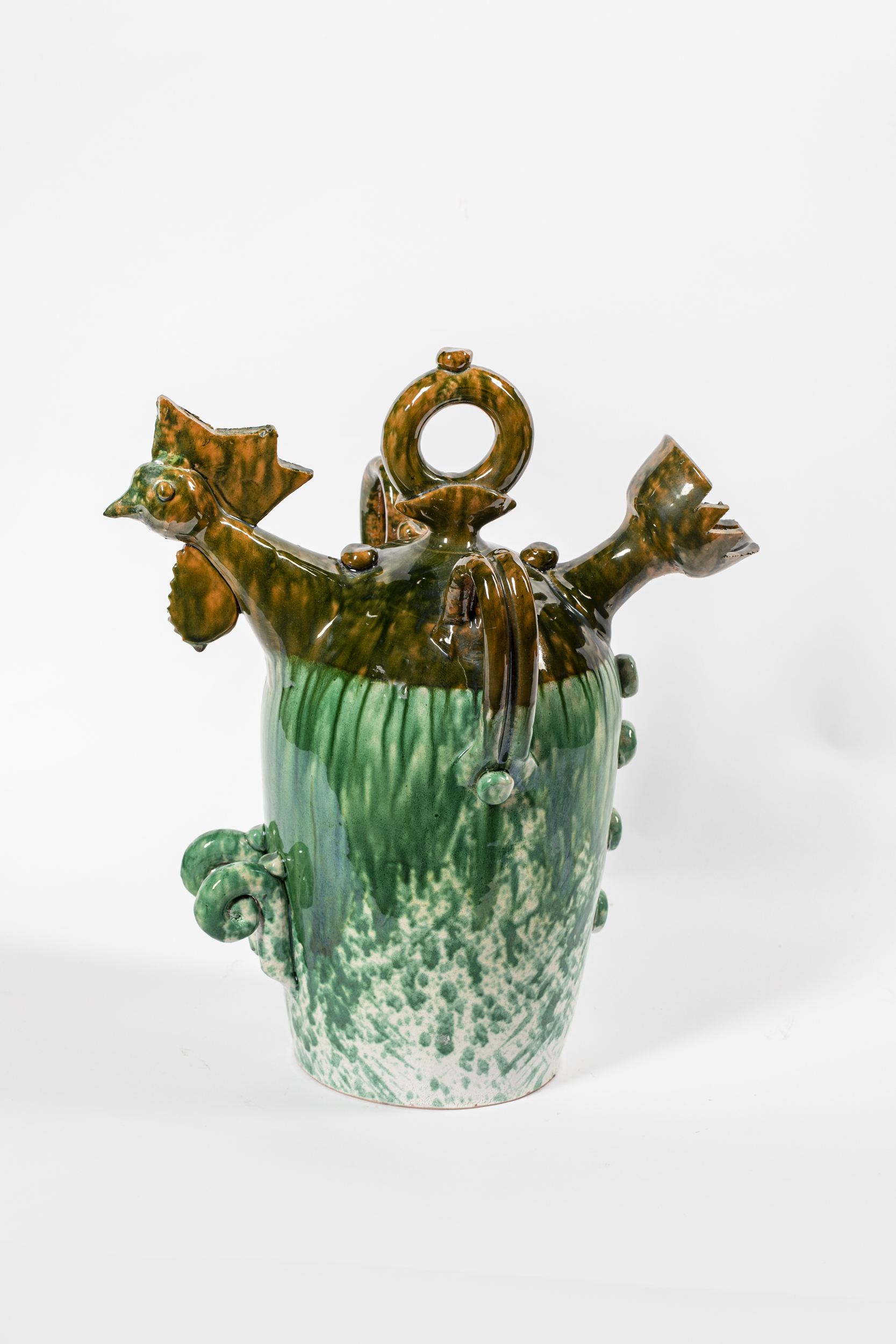 gallo (brocca, opera isolata) - ambito siciliano (inizio XXI)