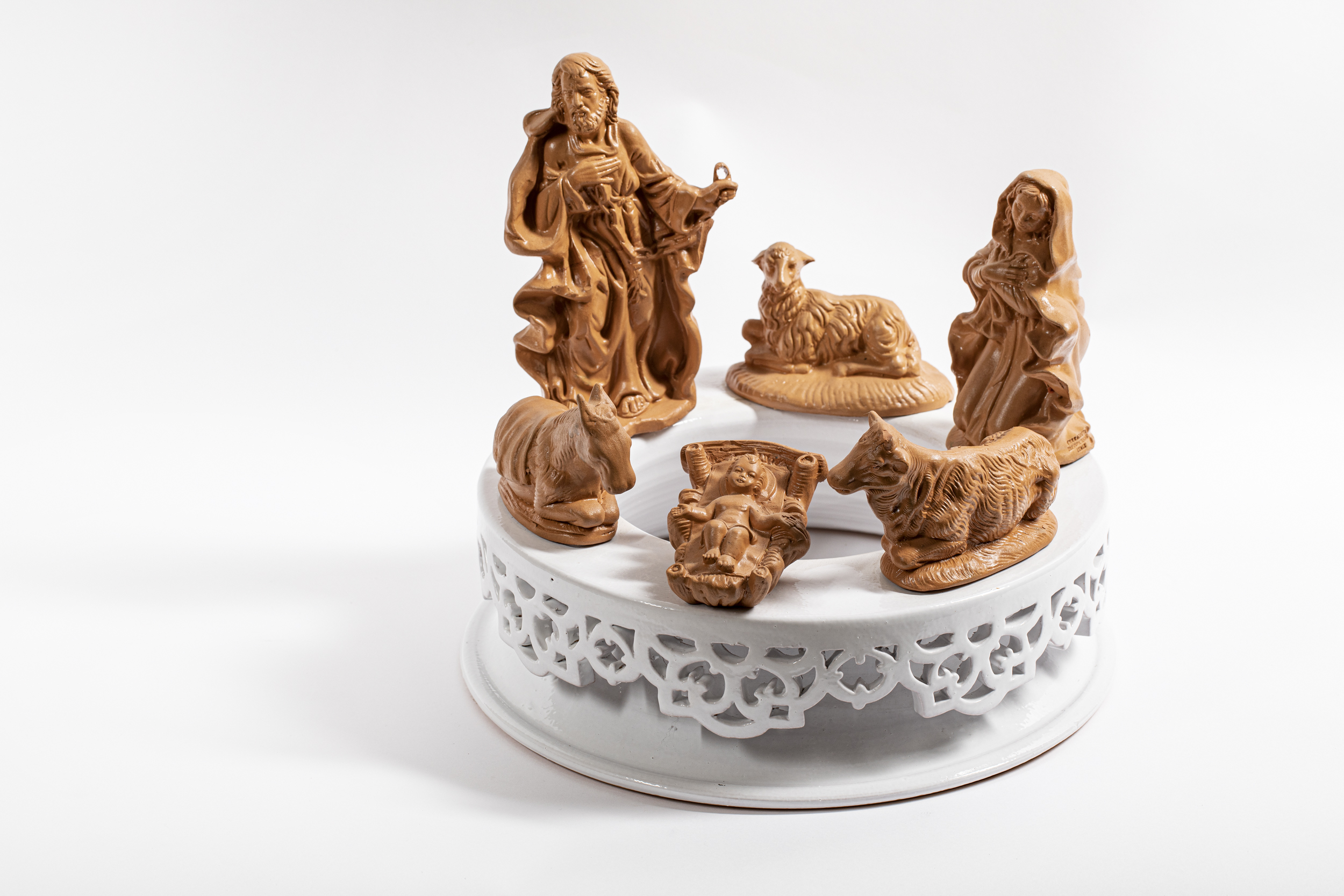 presepio (scultura, opera isolata) - ambito siciliano (inizio XXI)