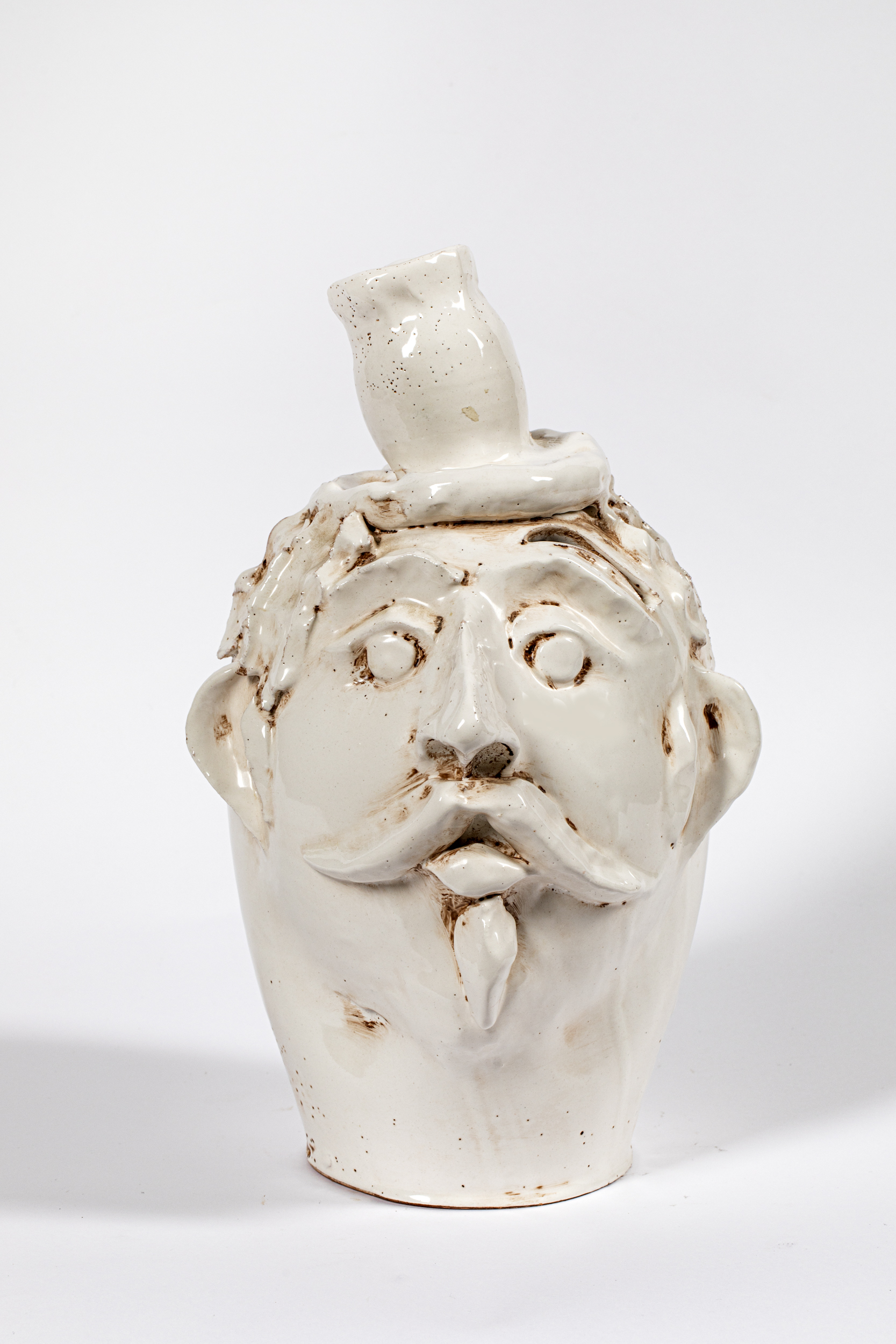 figura maschile (candelabro - a statuetta, opera isolata) di Myco (inizio XXI)