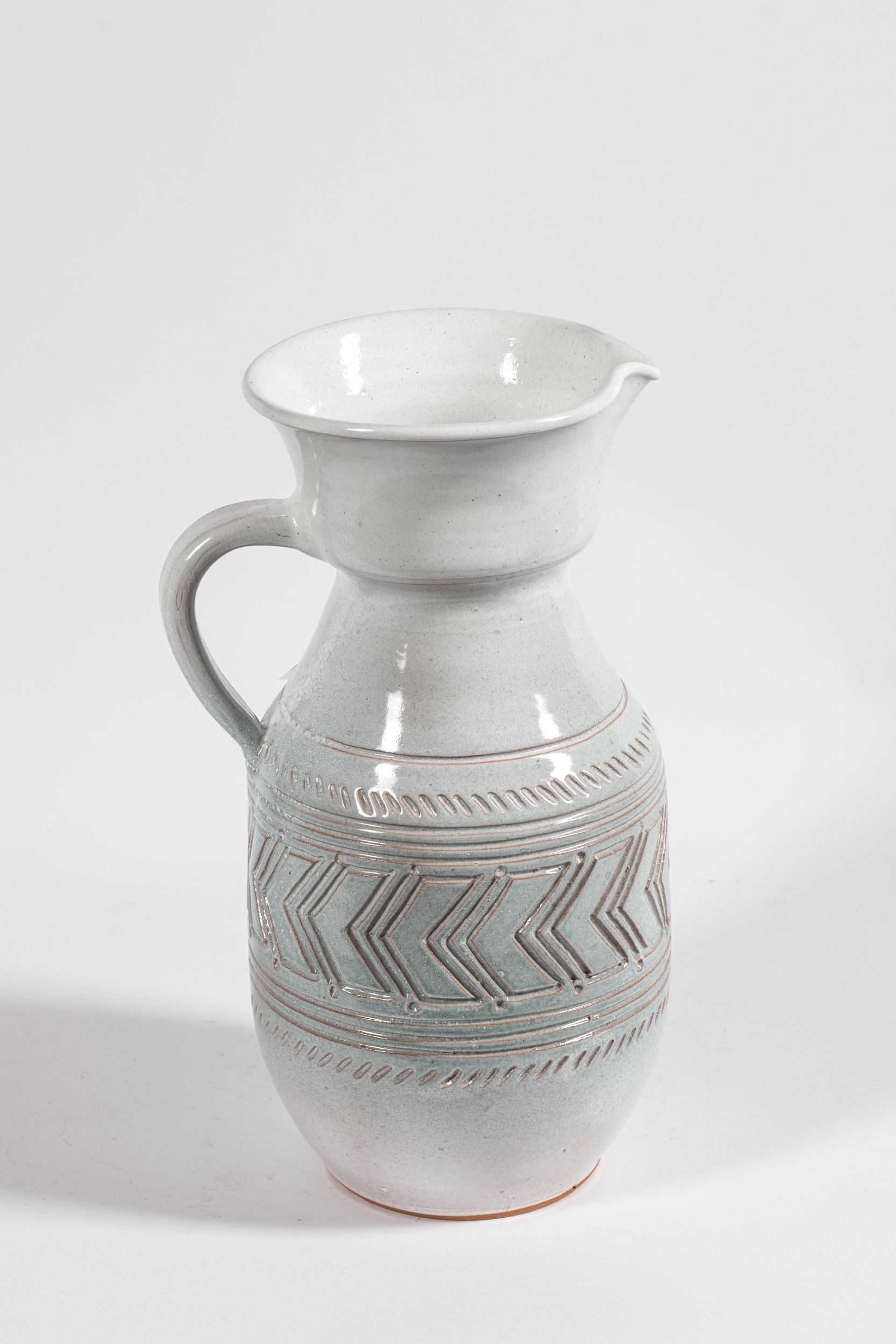 motivi geometrici (caraffa, opera isolata) di Tomokazu Hirai (metà/ inizio XX-XXI)
