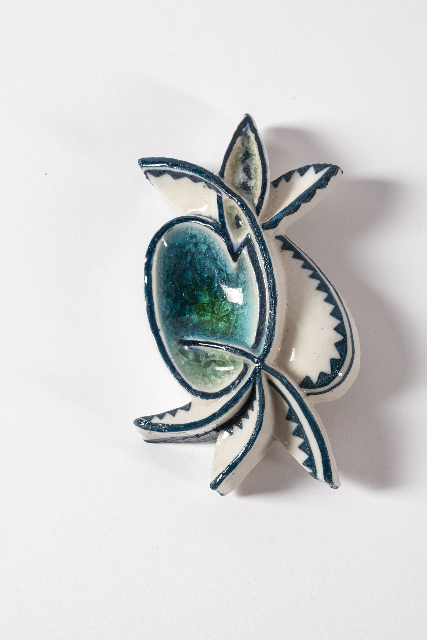 soggetto assente (spilla, opera isolata) di Rinetti Stefania (ultimo quarto XX)