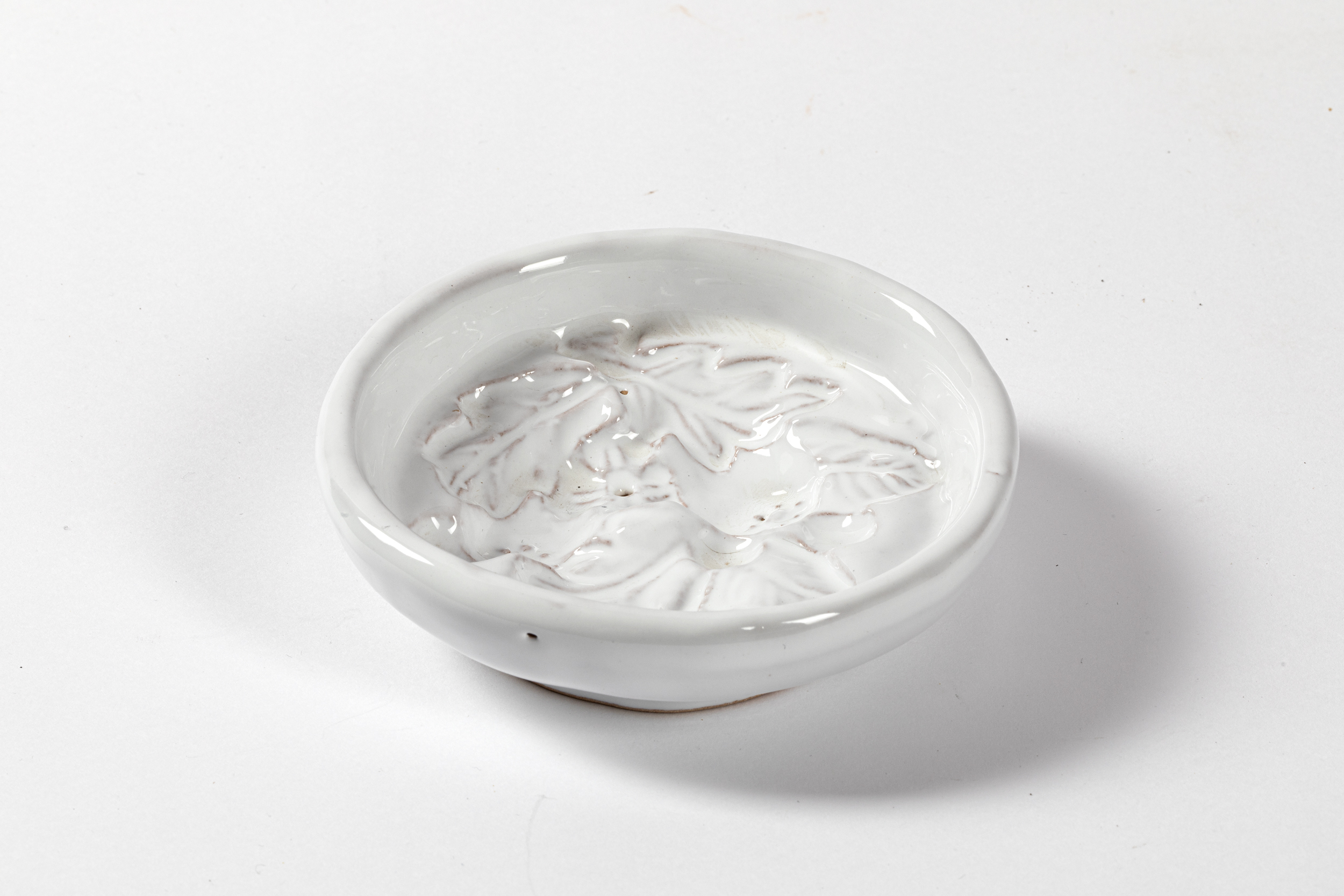 motivi vegetali (stampo per burro, opera isolata) - ambito siciliano (inizio XXI)