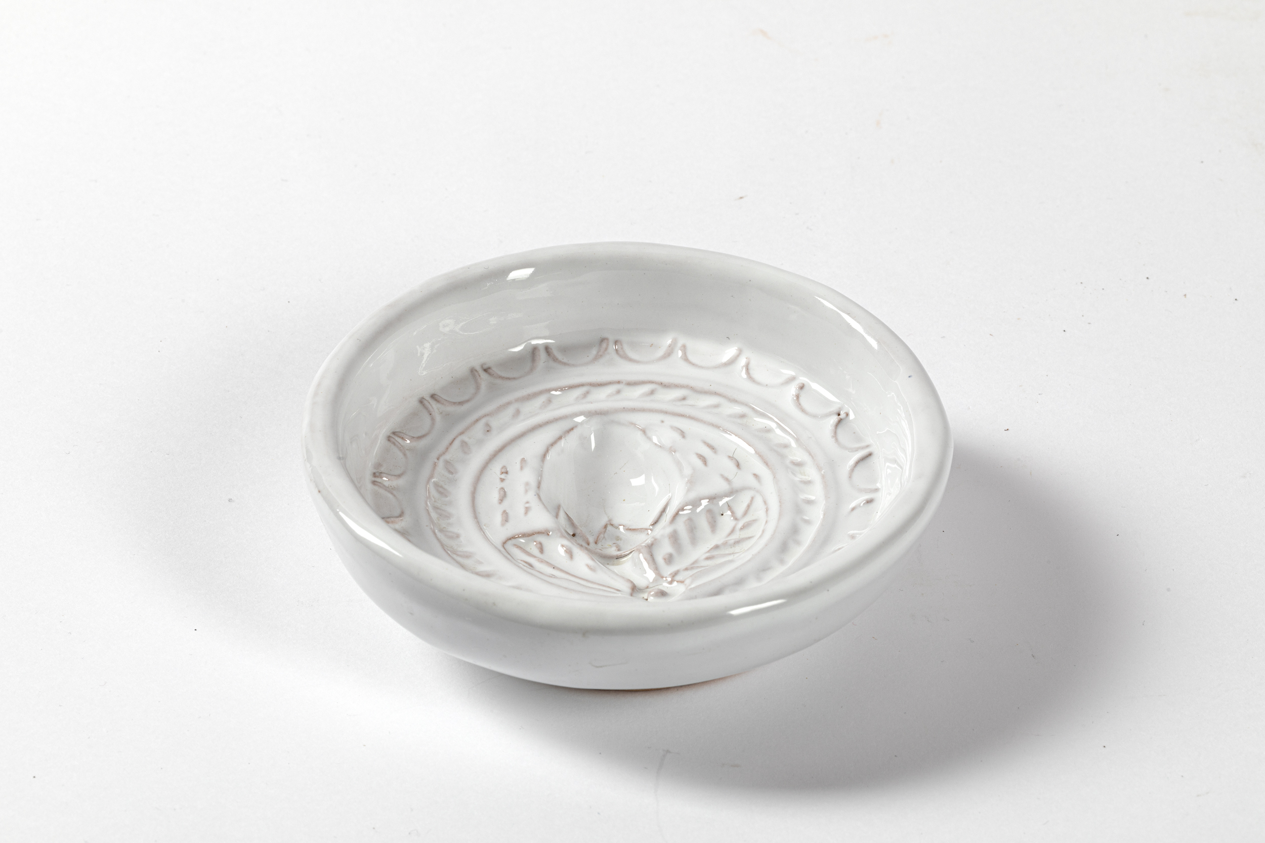 motivi vegetali (stampo per burro, opera isolata) - ambito siciliano (inizio XXI)