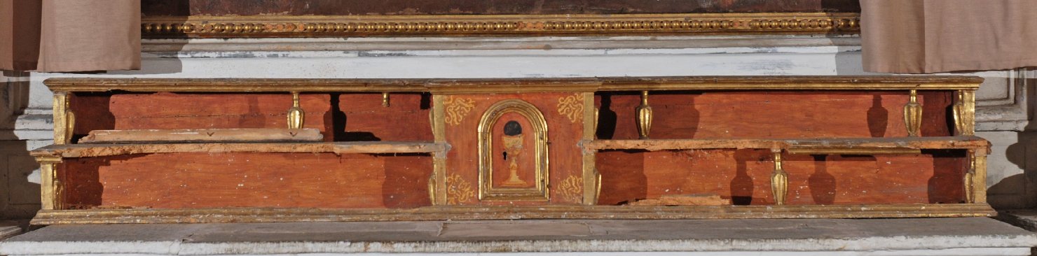 gradino d'altare - ambito toscano (sec. XVIII)