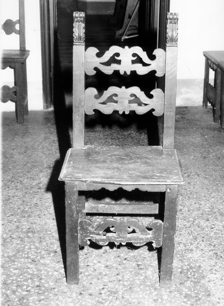 sedia - ambito italiano (sec. XIX)