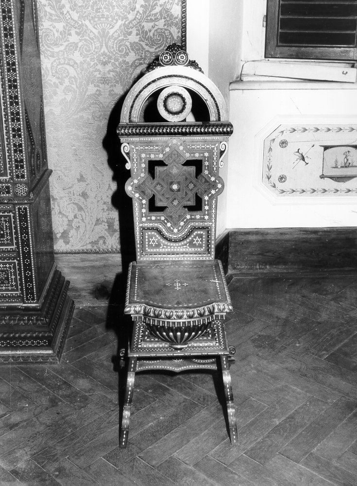 sedia - ambito italiano (sec. XIX)