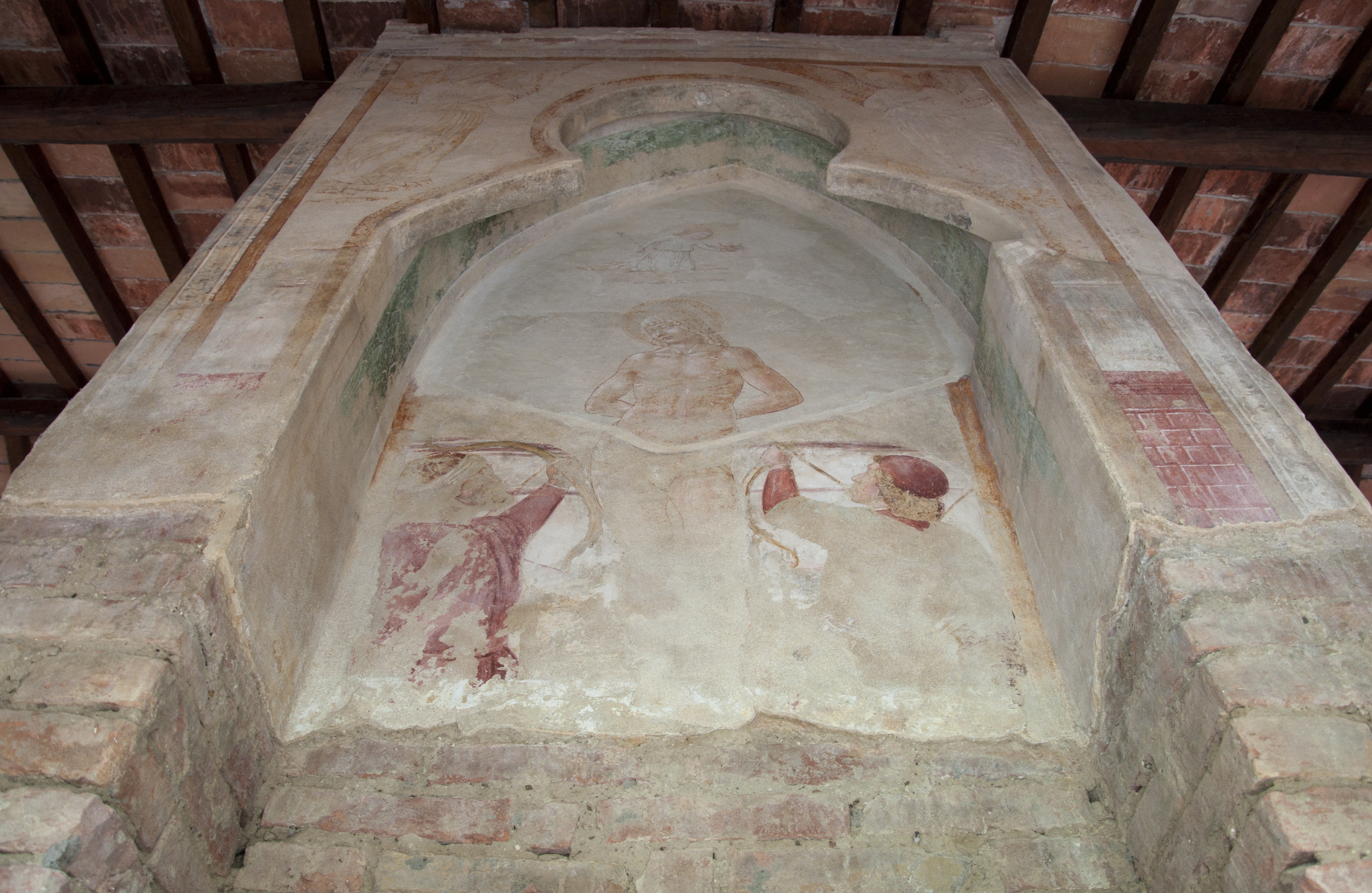 Due angeli (dipinto, ciclo) di Benozzo di Lese detto Benozzo Gozzoli (e aiuti) (sec. XV)