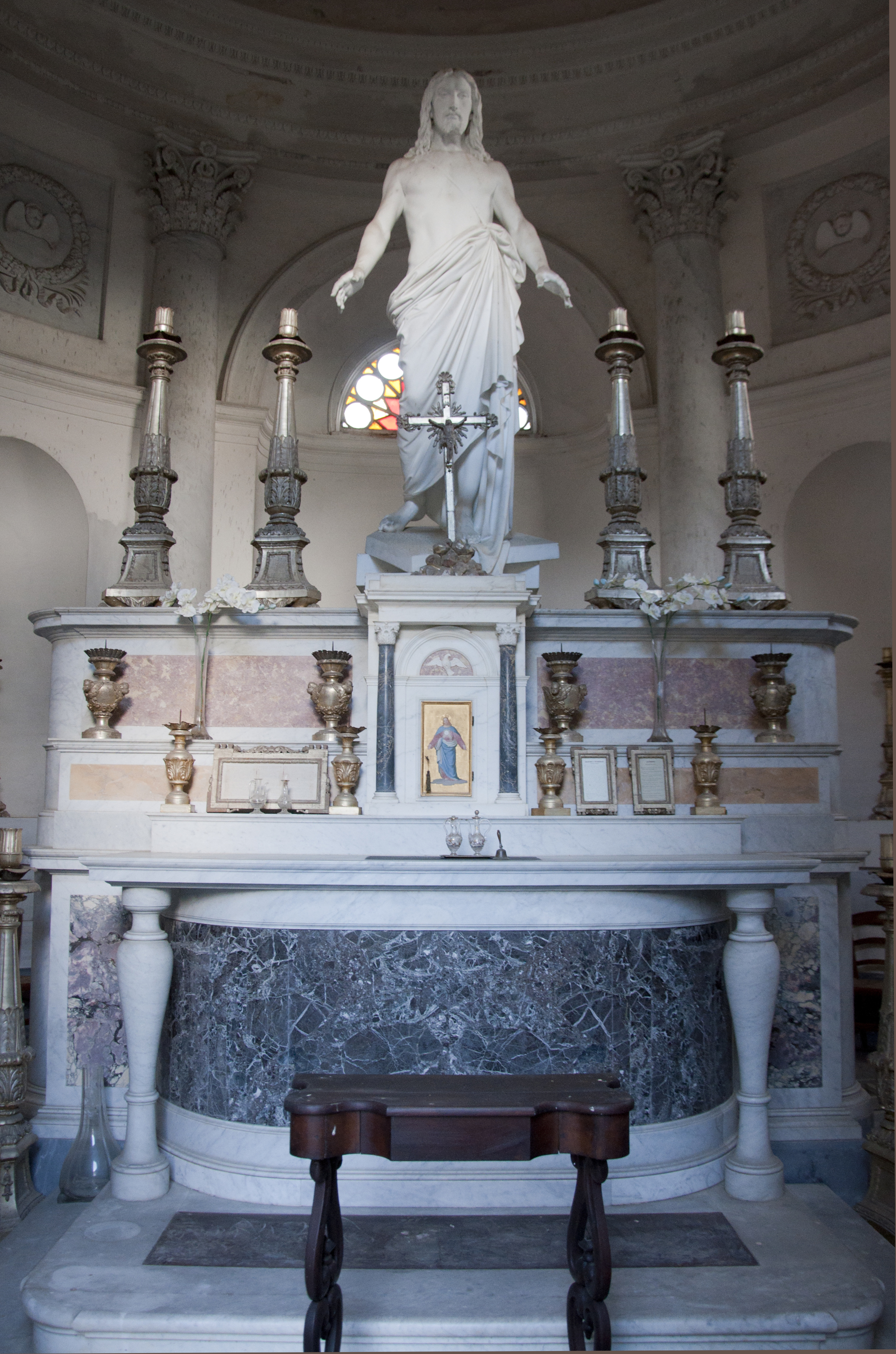 Cristo risorto, Cristo risorto (scultura, opera isolata) di Duprè Giovanni (terzo quarto sec. XIX)