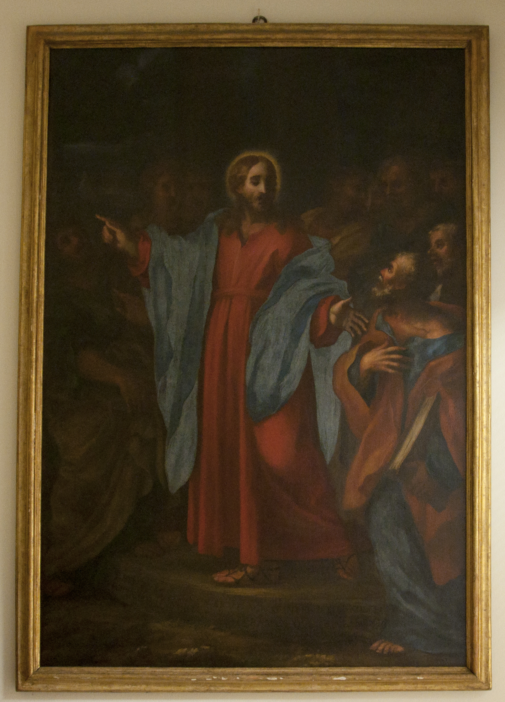Gesù e i suoi discepoli (dipinto) di Tempesti Giovanni Battista (cerchia) (ultimo quarto sec. XVIII)