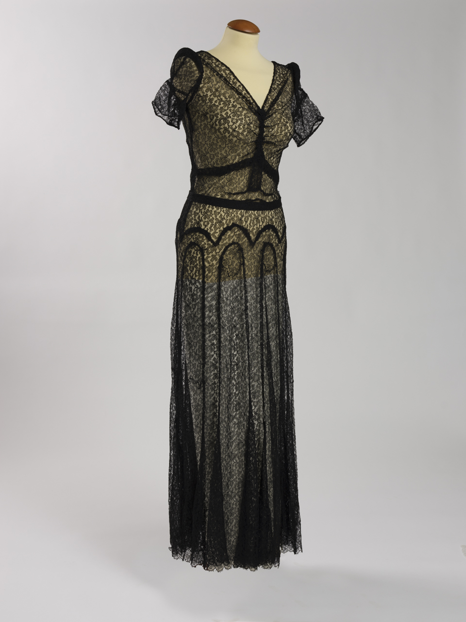 abito, da sera - manifattura genovese (secondo quarto XX)