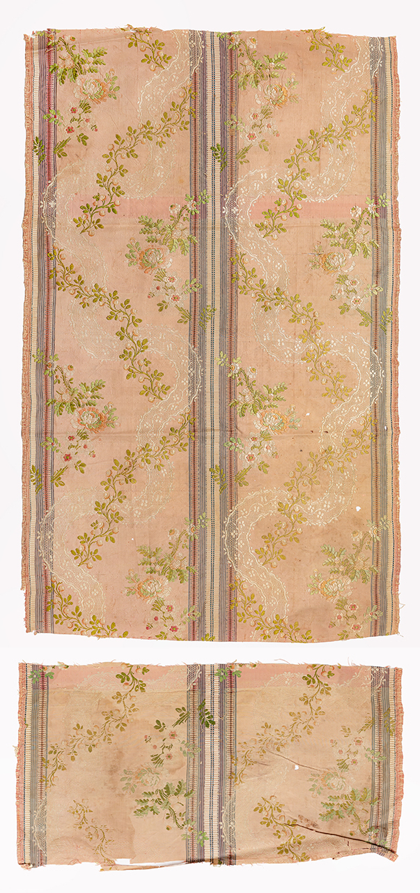 telo, frammento - manifattura italiana, manifattura francese (seconda metà XVIII)