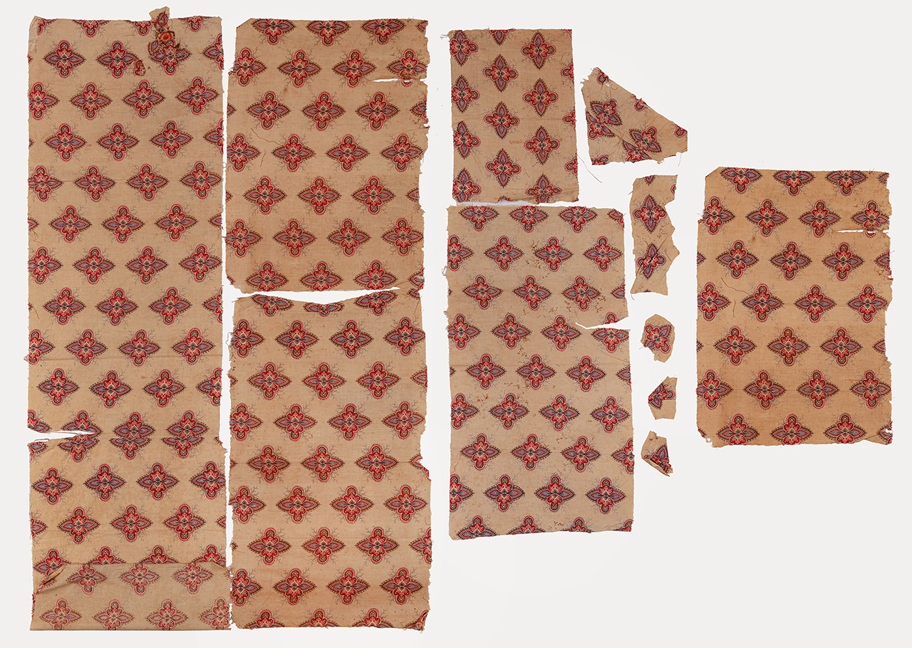 velo, frammento - manifattura ligure (prima metà XIX)