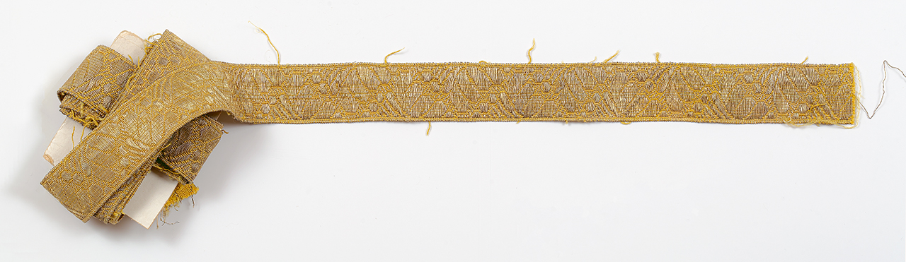 gallone, frammento - manifattura italiana (ultimo quarto XVIII)