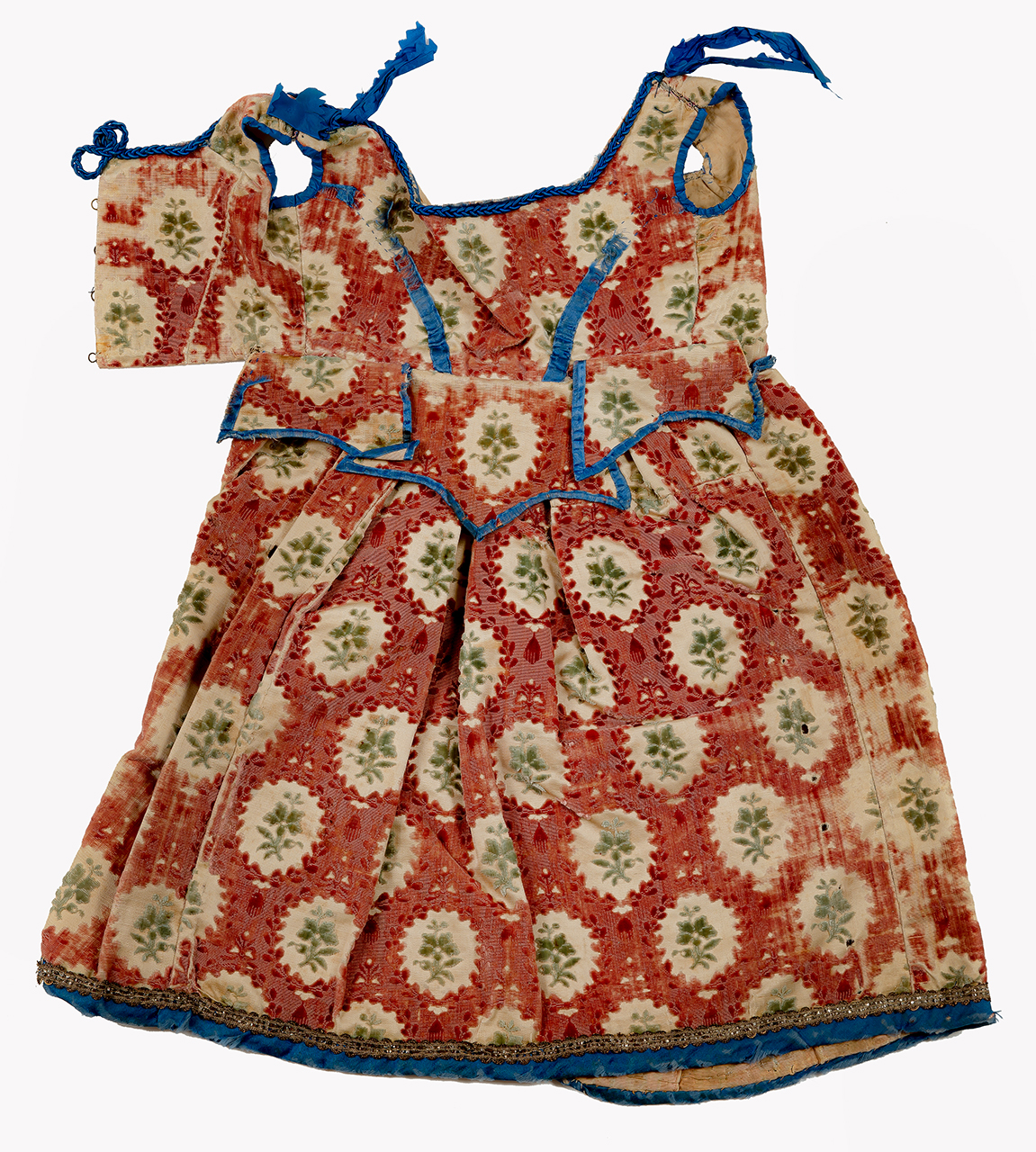 abito - per statua, opera isolata - manifattura milanese, manifattura ligure (terzo quarto XVIII)