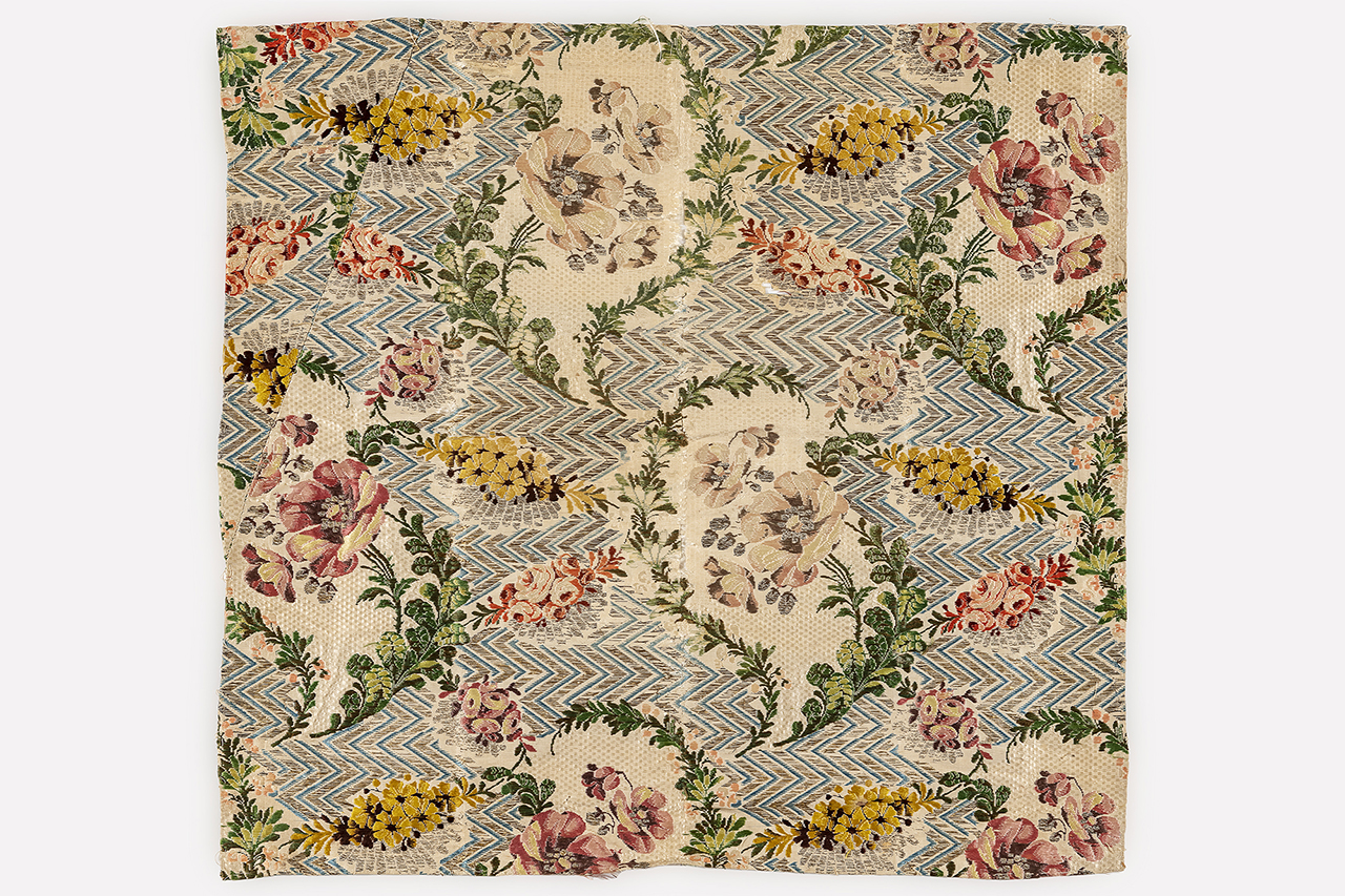 telo, frammento - manifattura lionese (terzo quarto XVIII)