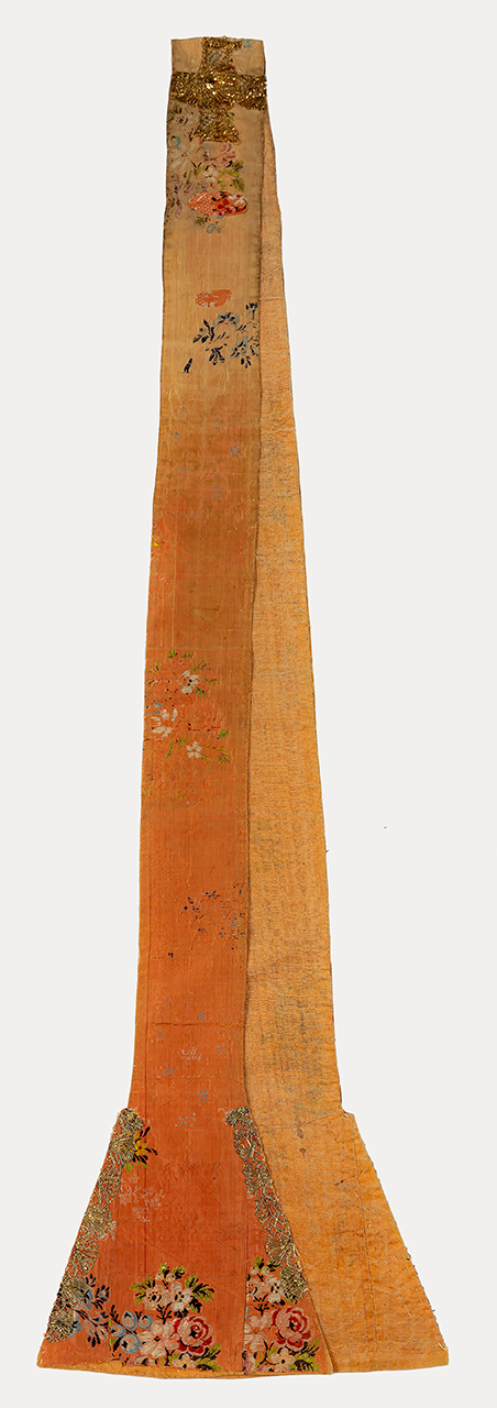 stola, elemento d'insieme - manifattura italiana (seconda metà XVIII)