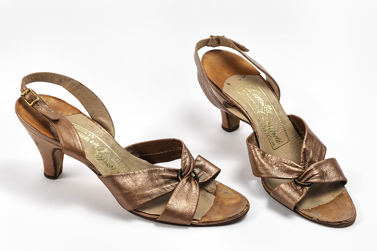 sandali, elegante di Ditta Livietta Drovandi - manifattura genovese (metà XX)
