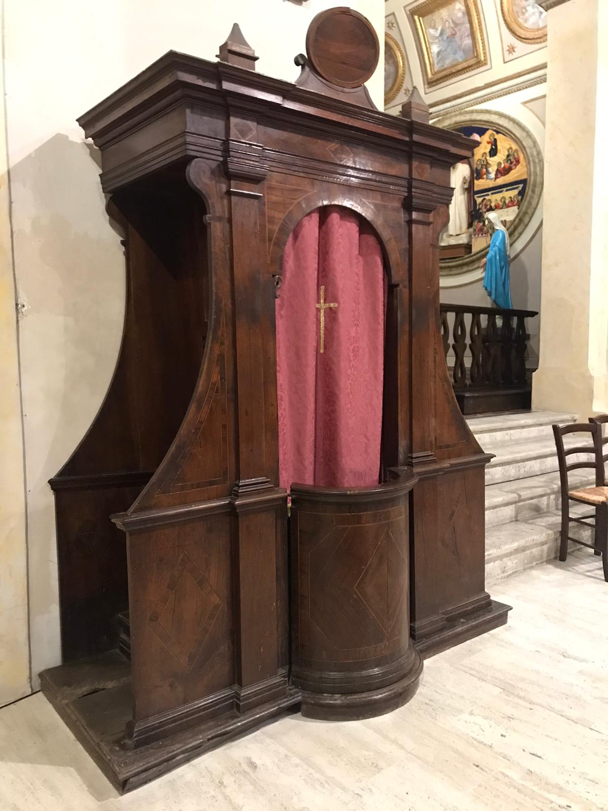confessionale, serie - bottega italiana (sec. XIX)