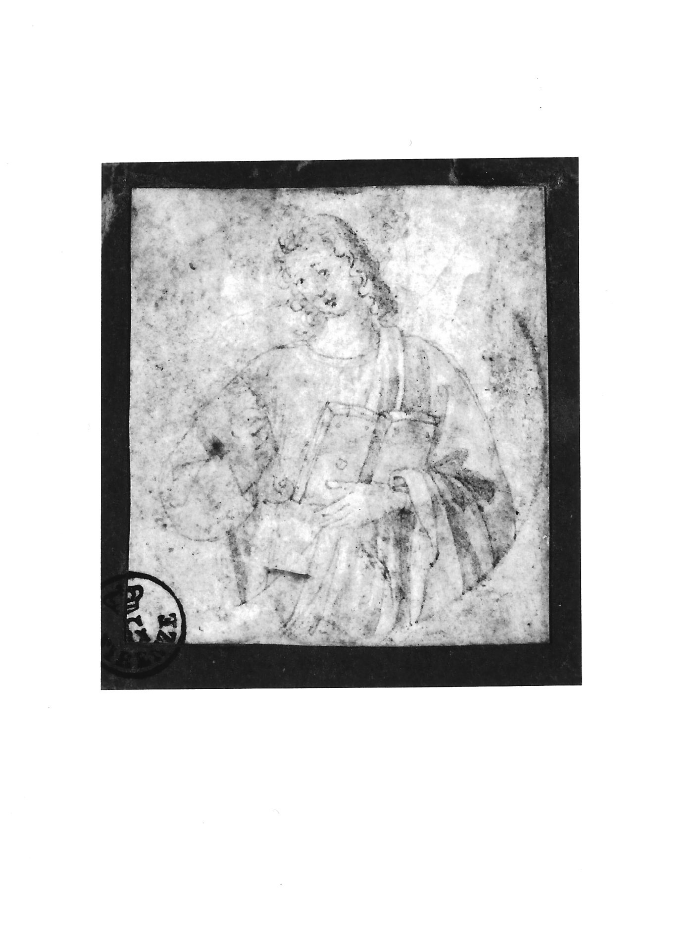 San Giovanni Evangelista (disegno) di Giovanni da Fiesole detto Beato Angelico (scuola) (prima metà XV)