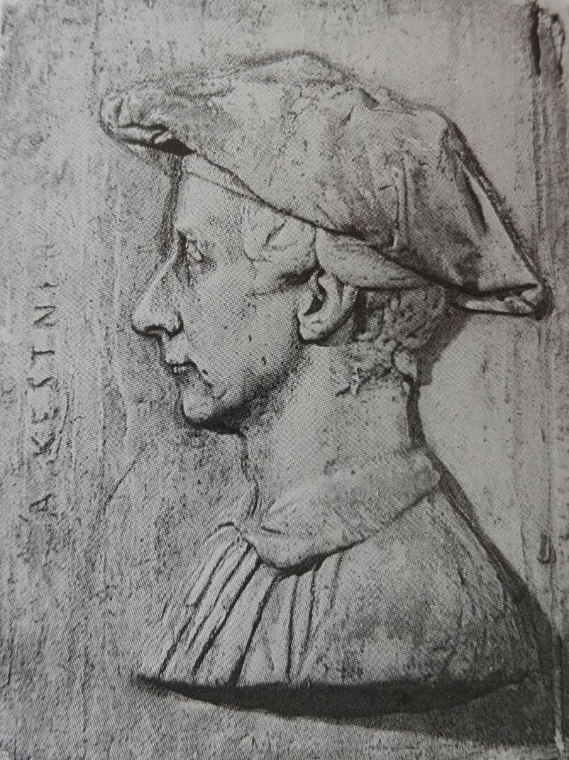 Ritratto di August Kestner (rilievo, serie) di Franz Woltreck - ambito tedesco (secondo quarto XIX)