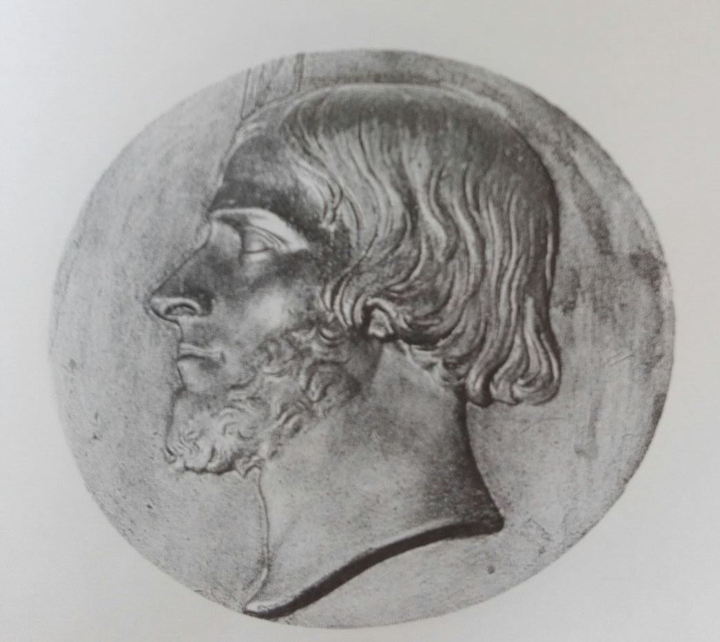 Ritratto di John Gibson (rilievo, serie) - ambito romano (seconda metà XIX)