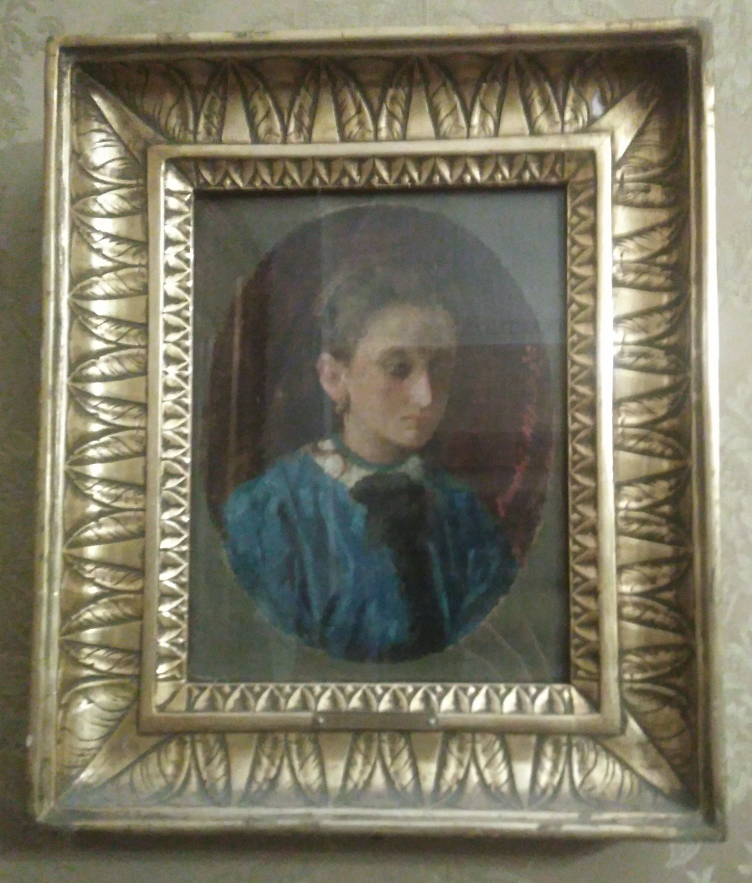 Ritratto femminile (dipinto) di Mancini Antonio - ambito romano (seconda metà XIX)