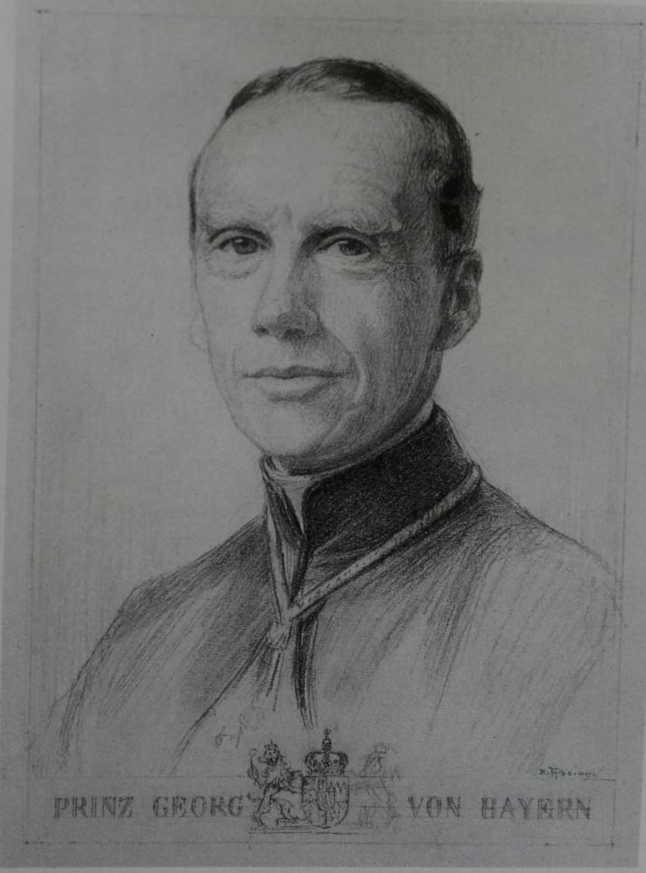 Ritratto di Georg di Baviera (disegno) di Arcioni Enrico (secondo quarto XX)