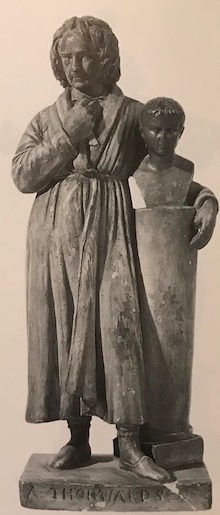 Lo scultore Bertel Thorvalsden (scultura) di Luigi Amici - ambito romano (secondo quarto XIX)