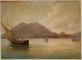 Marina, Marina (dipinto, serie) di Edmund Hottenroth - ambito tedesco (XIX)