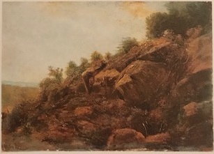 pendio roccioso, Pendio roccioso (dipinto, serie) di Edmund Hottenroth - ambito tedesco (seconda metà XIX)