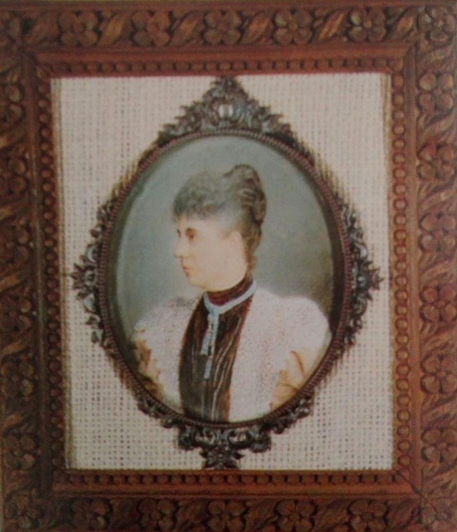 Ritratto di Maria Camilla Pallavicini Curtopassi (miniatura) di Federico Gubinelli (ultimo quarto XIX)