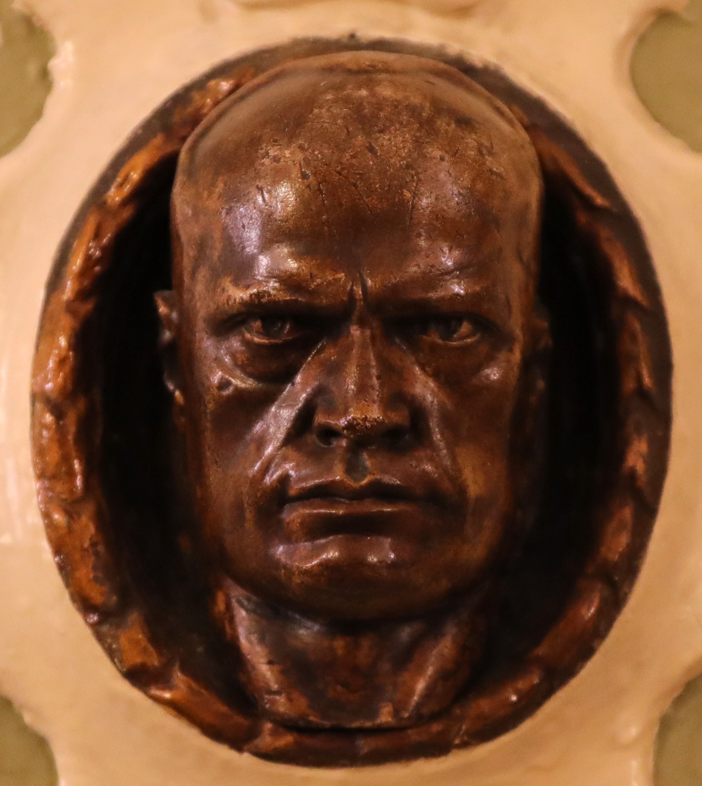 Ritratto di Benito Mussolini (Testa, serie) - ambito romano (prima metà XX)