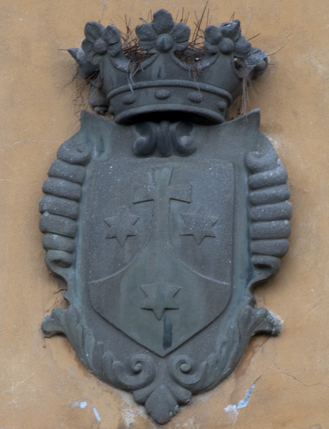 Stemma religioso dei Carmelitani Scalzi (scultura) - ambito toscano (XVII)