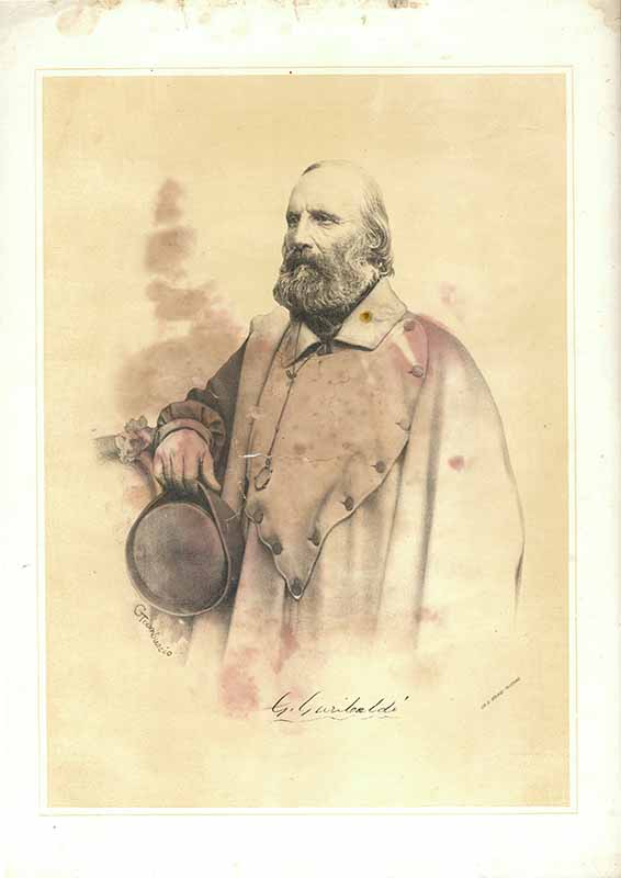 Giuseppe Garibaldi (stampa) di Giuseppe Tambuscio (XIX)