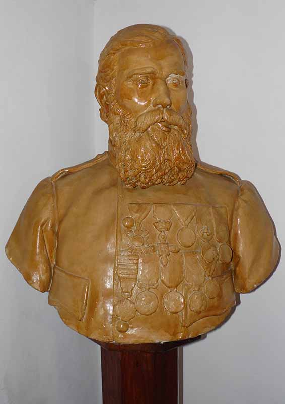 Busto in gesso di Jacopo Sgarallino (scultura) - ambito Italia centrale (XIX)