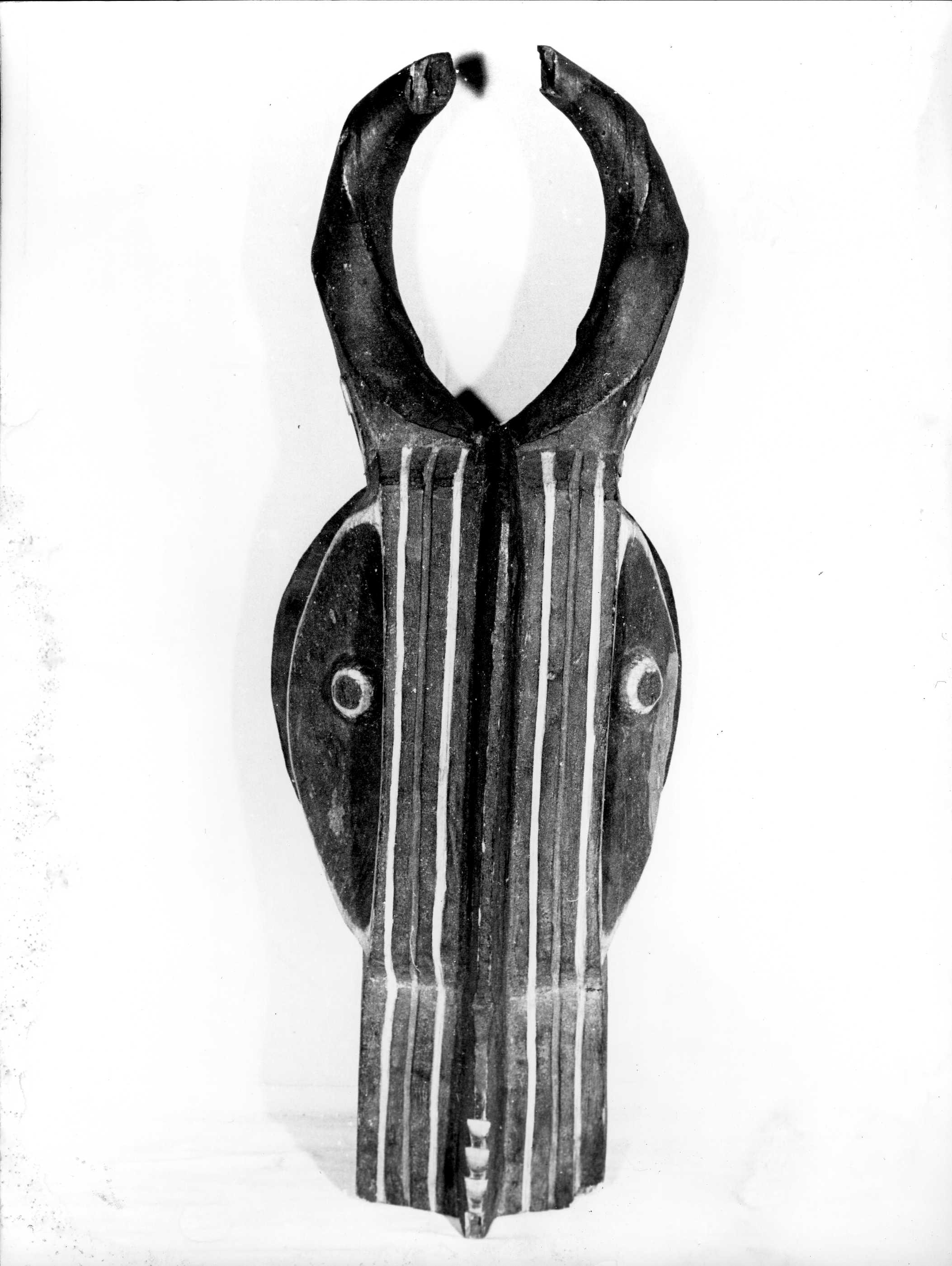 maschera, opera isolata - ambito Africa occidentale (inizio XX)