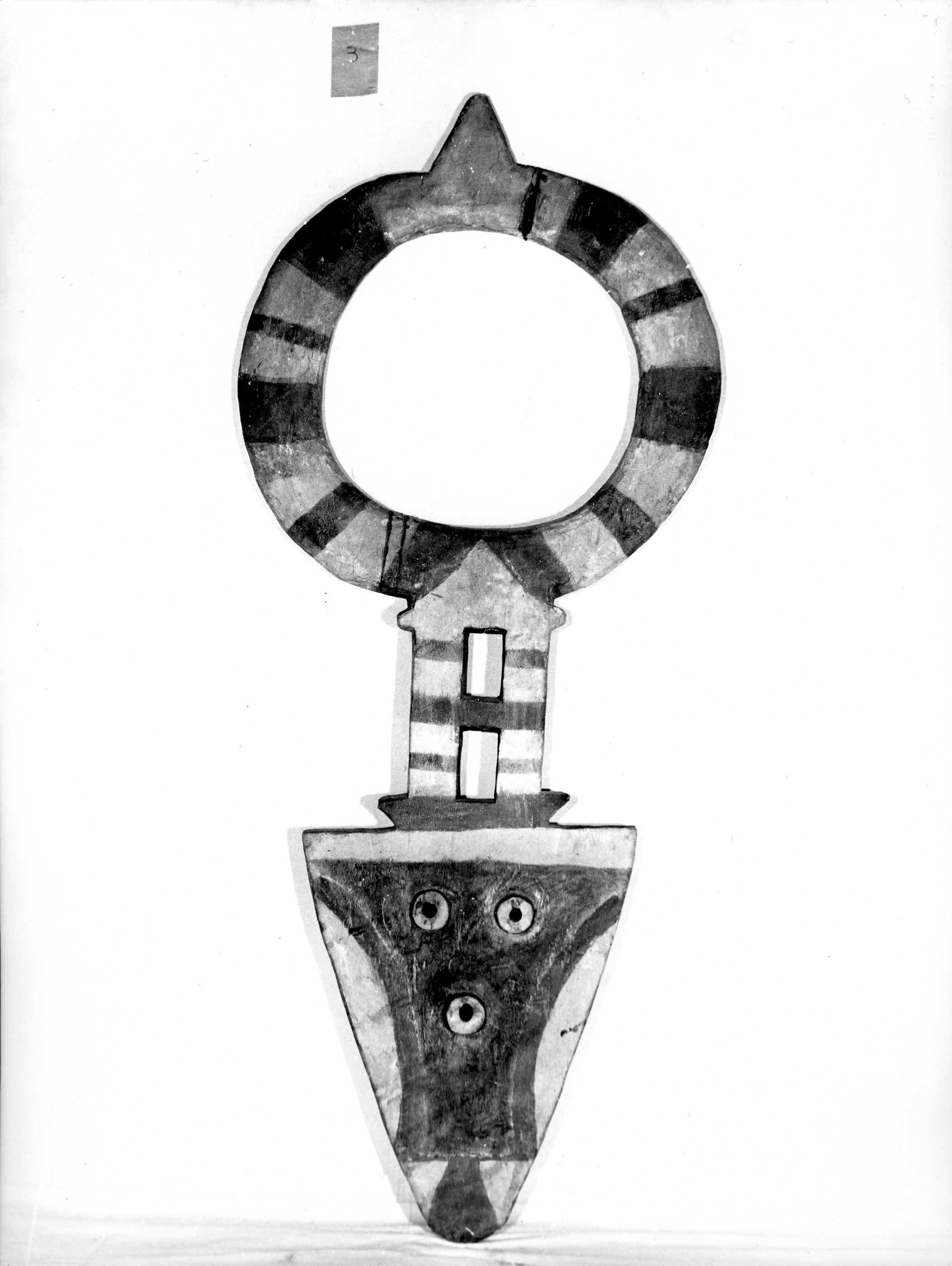 maschera, opera isolata - ambito Africa occidentale (inizio XX)