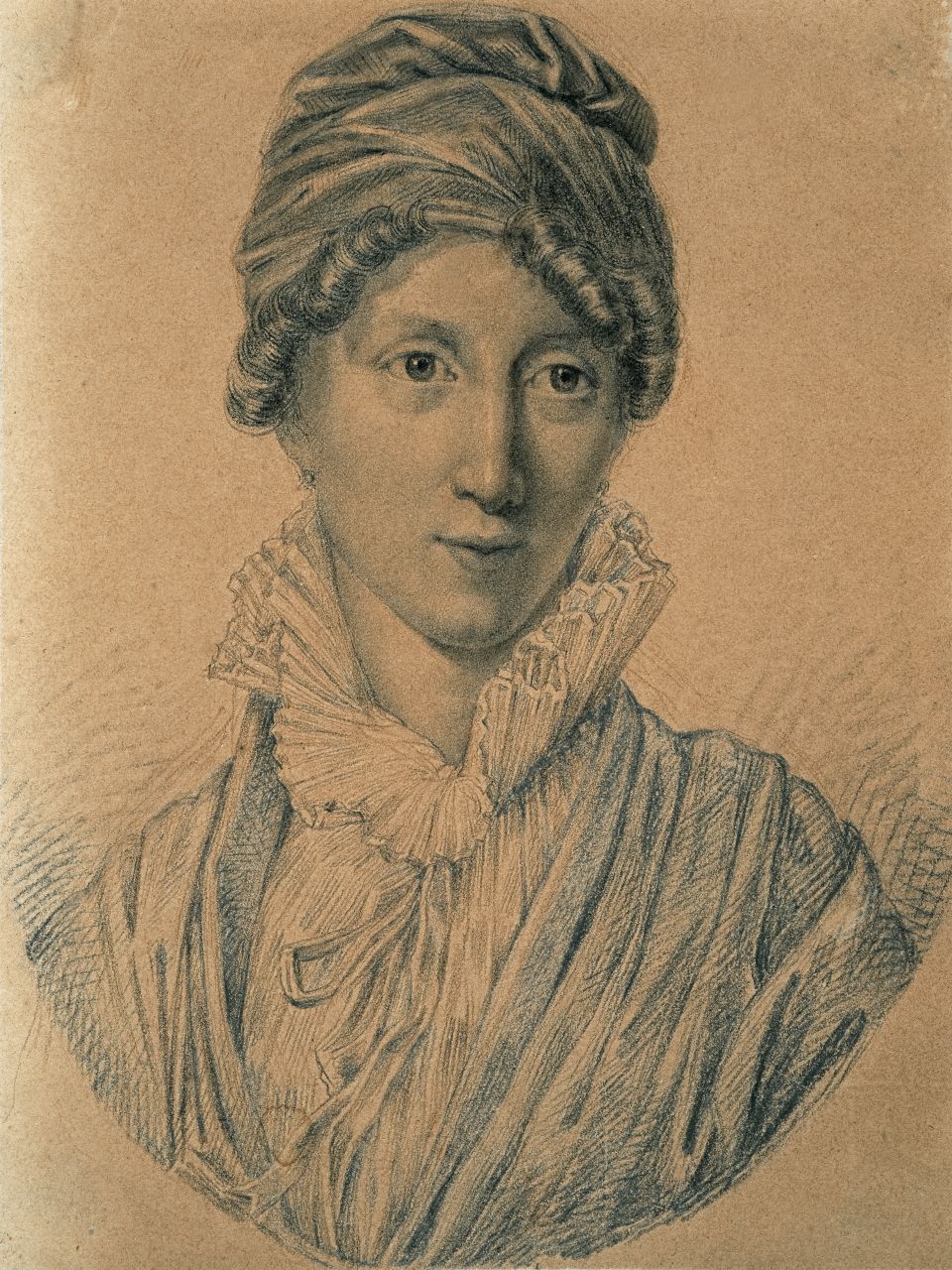 Ritratto di Dorotea Agostini Roncioni (disegno, opera isolata) di Desmarais Jean-Baptiste (XVIII)
