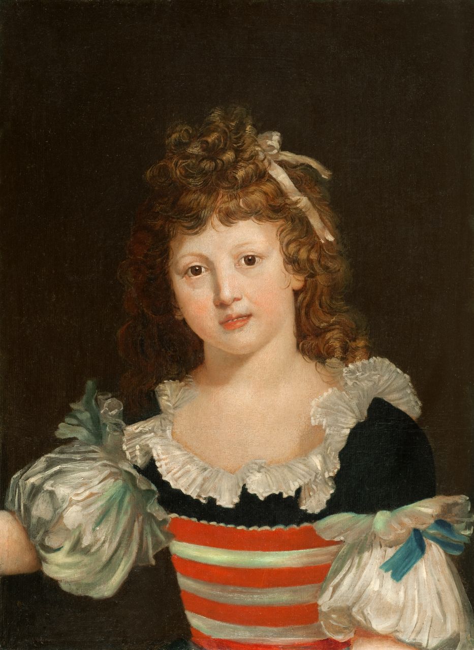 Ritratto di Teresa Roncioni (dipinto, opera isolata) di Desmarais Jean-Baptiste (fine XVIII)