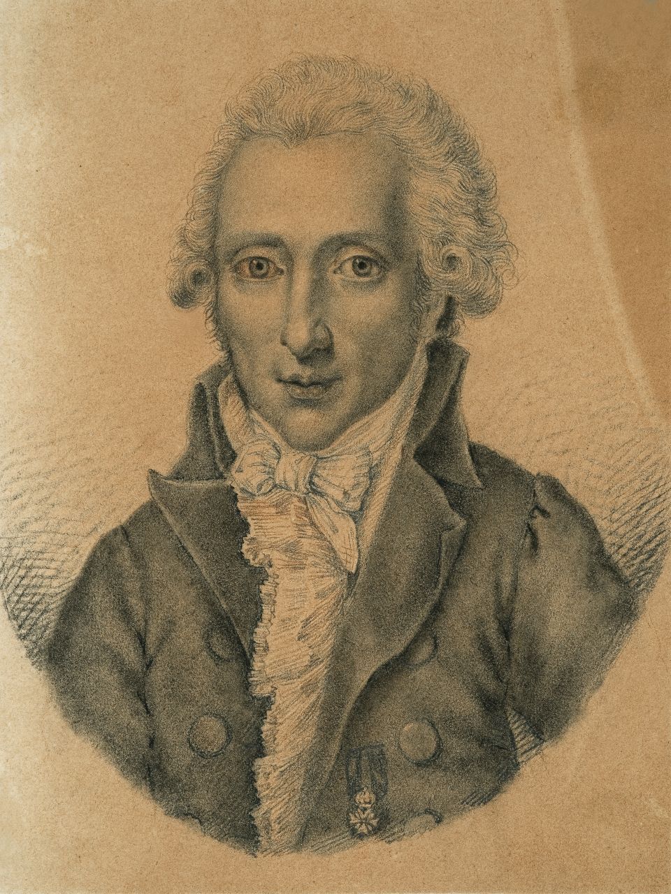 Ritratto di Girolamo Roncioni (disegno, opera isolata) di Desmarais Jean-Baptiste (XVIII)