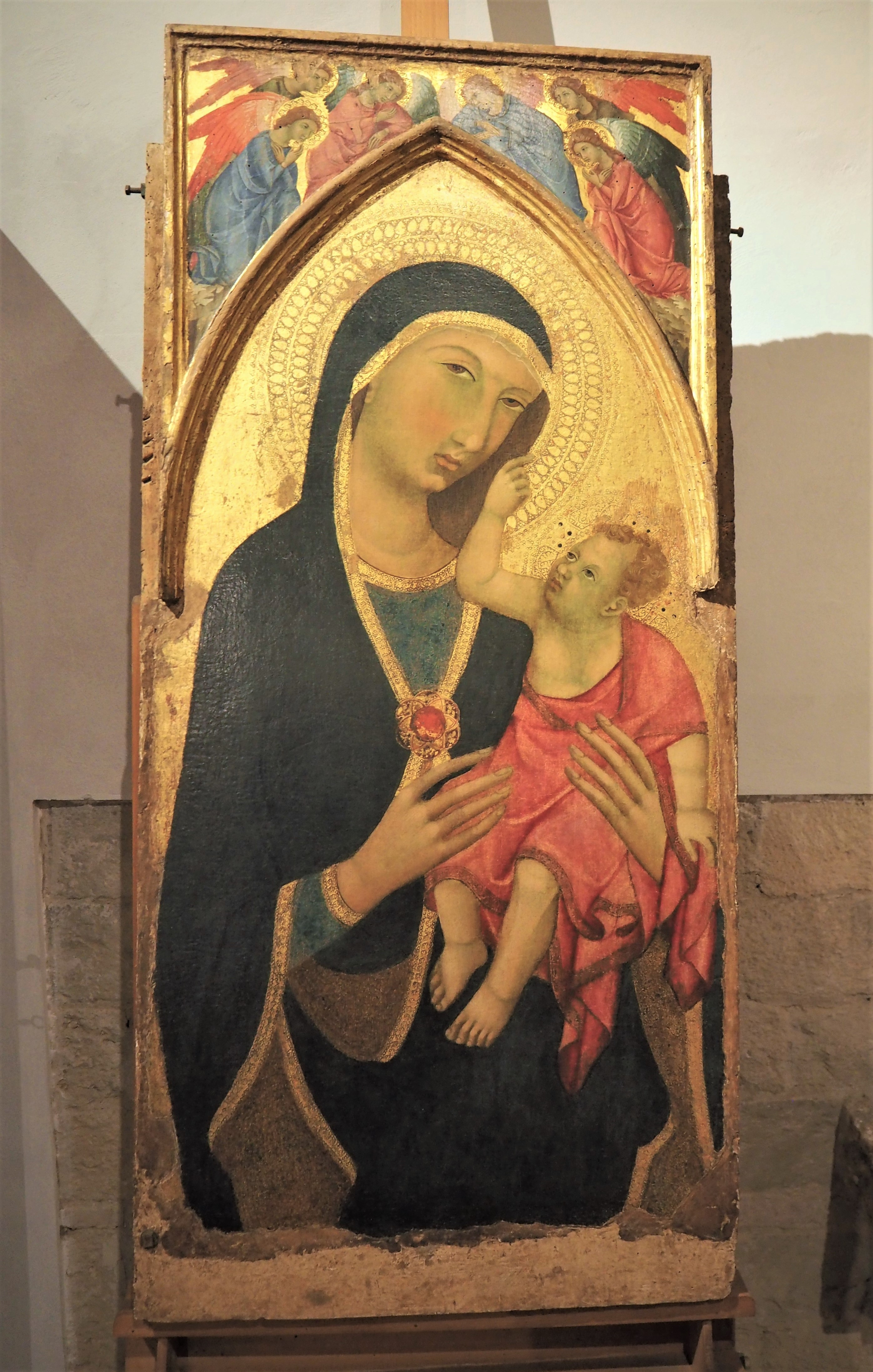 Madonna con Gesù Bambino (dipinto, opera isolata) di Maestro di San Torpè (XIV)