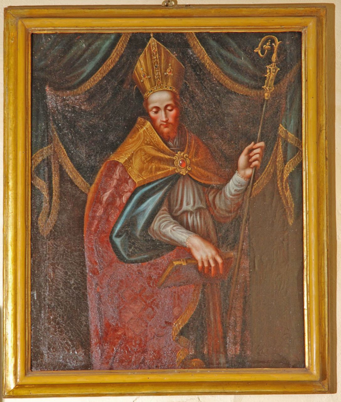 Santo Vescovo (dipinto, opera isolata) - ambito toscano (XVIII)