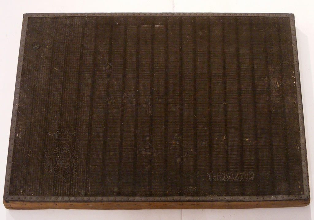 forma per carta a mano, velina - ambito pesciatino (sec. XIX/XX)