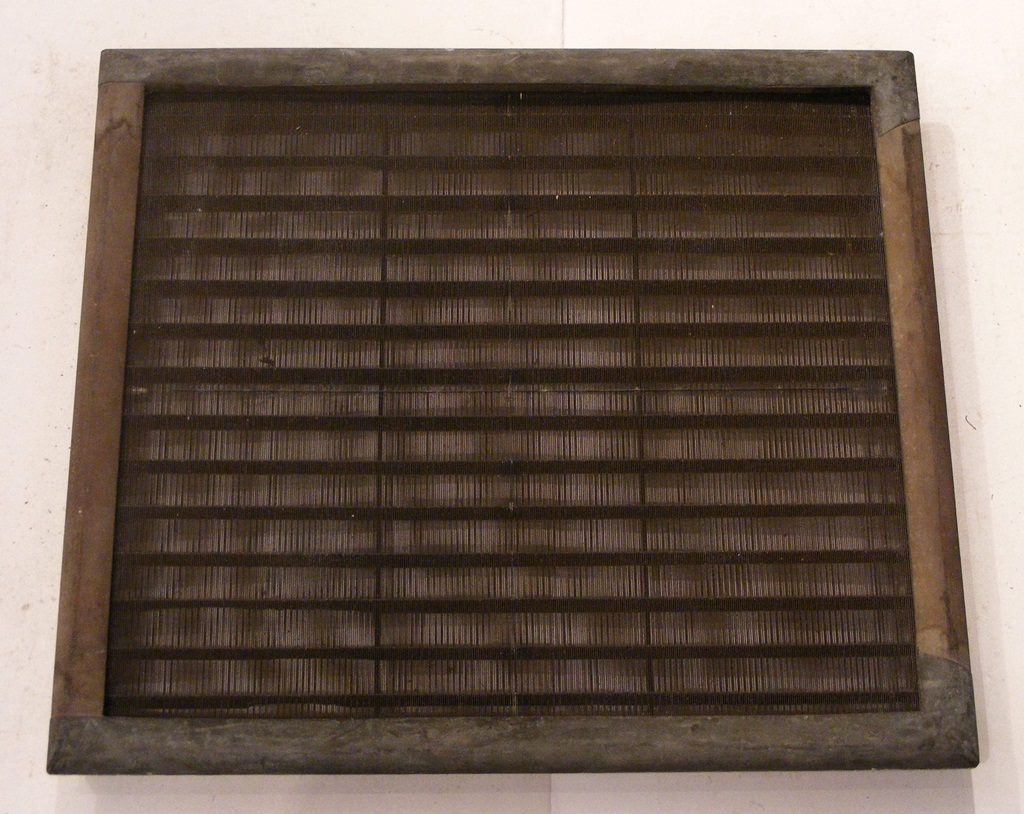 forma per carta a mano, vergata - ambito pesciatino (sec. XIX/XX)