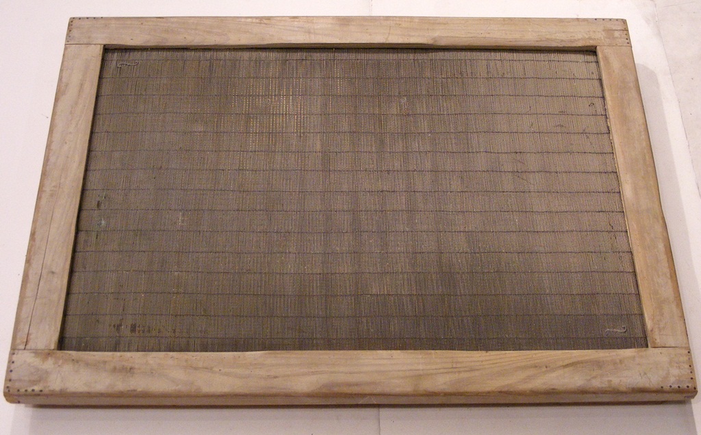 forma per carta a mano, velina - ambito pesciatino (sec. XIX/XX)