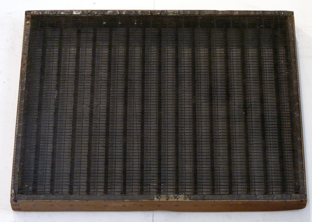 forma per carta a mano, vergata - ambito pesciatino (secc. XVIII/XX)