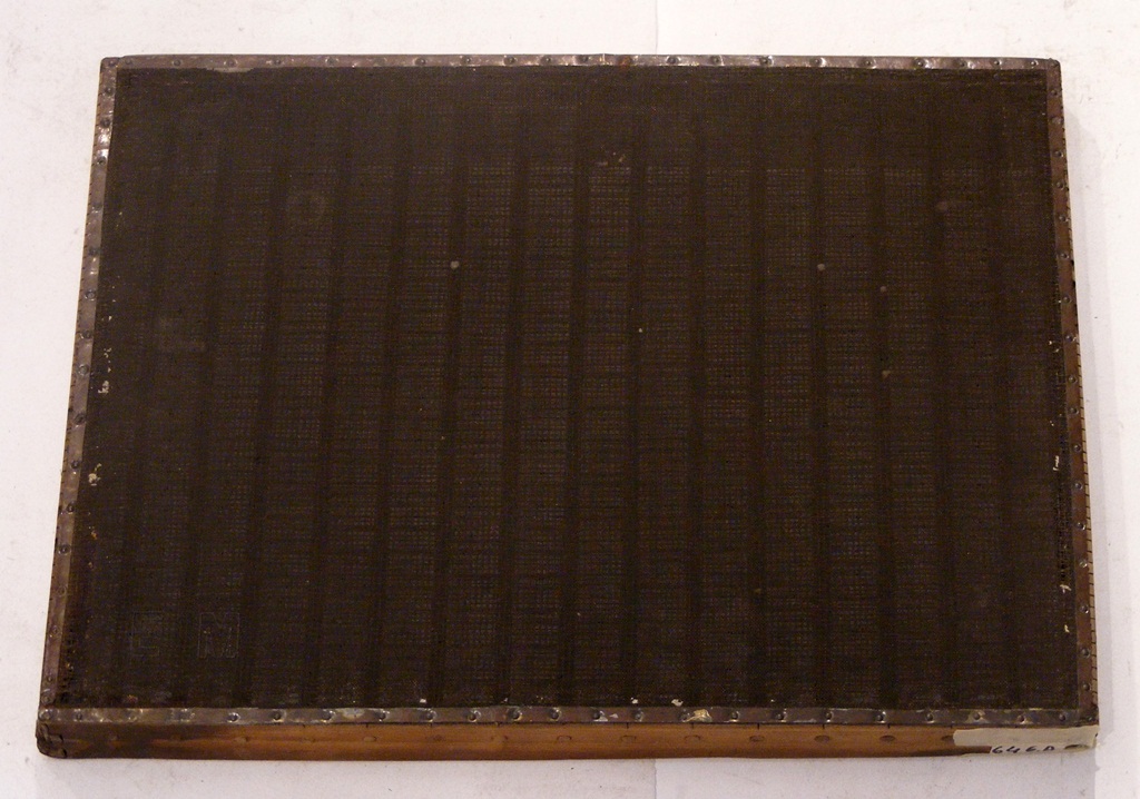 forma per carta a mano, velina - ambito pesciatino (sec. XIX/XX)