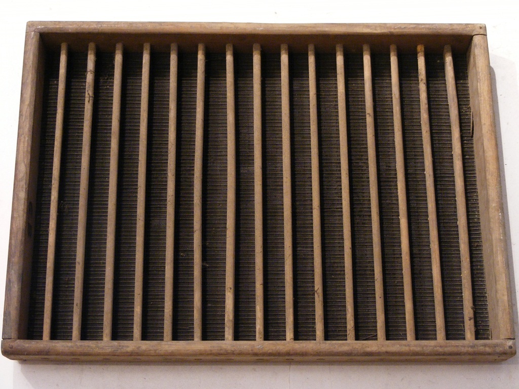 forma per carta a mano, vergata - ambito pesciatino (sec. XIX)